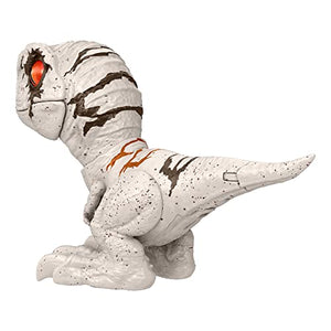 Jurassic World - Dominion Creature Ruggenti, Action Figure Dinosauro Atrociraptor, con movimenti e Suoni interattivi Che Si attivano al Tocco, Giocattolo e Regalo per Bambini 4+ Anni, GWY57