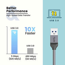 Carica l'immagine nel visualizzatore di Gallery, RAMPOW Cavo USB Type C 【Ricarica Rapida QC 3.0,5V 3A】 C 1M, Grigio