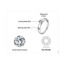 Carica l&#39;immagine nel visualizzatore di Gallery, JewelryPalace 0.2ct Cubic Zirconia Anniversario Solitario Fidanzamento... - Ilgrandebazar