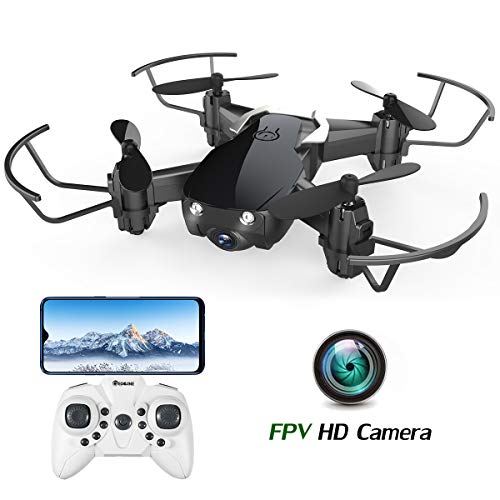 EACHINE E61HW Drone con Telecamera HD WiFi FPV Mini Droni per nero