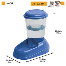 Carica l'immagine nel visualizzatore di Gallery, Ferplast Distributore D'Acqua per Cani e Gatti Nadir Beverino 3 Litri per...