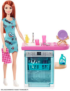 Barbie Set di Arredamenti da Interno, con Lavastoviglie, Sportello... - Ilgrandebazar