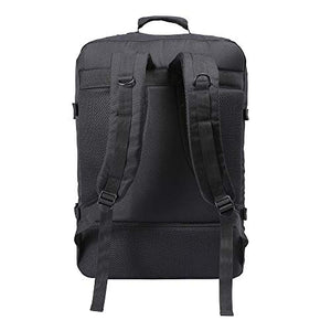 Cabin Max Metz, Zaino da Viaggio Bagaglio a 44L (55x40x20 cm), Nero/Nero