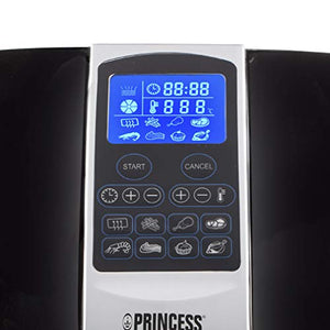Princess Digital Aerofryer XL 182020 Friggitrice ad Aria Calda, 1.500 Watt, capacità: 3,2 L, 1500 W, 3.2 Litri, Plastica, Argento/Nero