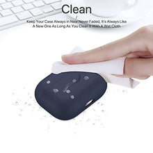 Carica l&#39;immagine nel visualizzatore di Gallery, Miracase - Custodia protettiva in silicone per Airpods Pro, triplo Blu navy.