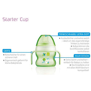 MAM Babyartikel 67018322 - Tazza antigoccia per bambina, 150 ml - Ilgrandebazar