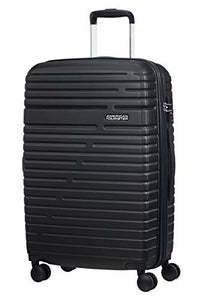 American Tourister Aero Racer Spinner 68 Expandable - 3.6 M, Nero (Jet Black)