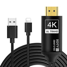 Carica l'immagine nel visualizzatore di Gallery, AMANKA 4K Cavo Phone HDMI Adattatore,4K 30HZ to HDTV MHL Lighting...