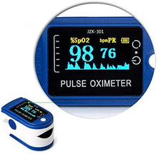 Carica l'immagine nel visualizzatore di Gallery, AUA Pulsossimetro da Dito, Saturimetro da Dito Portatile Professionale, 4 direzioni Regolabili, Display OLED a 2 Colori,misurazione SPO2, per Uso Domestico, Fitness e Sport estrem