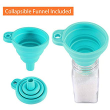 Carica l&#39;immagine nel visualizzatore di Gallery, Gifort Barattoli Portaspezie Vetro, 12PCS Vasetti Vetro Spezie 120ml con...