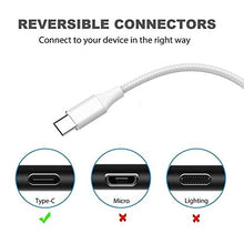 Carica l'immagine nel visualizzatore di Gallery, Cavo USB C 2Pezzi 2M Tipo C Nylon Intrecciato Carica...