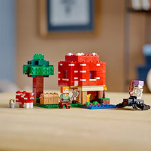 Carica l&#39;immagine nel visualizzatore di Gallery, LEGO 21179 Minecraft La Casa dei Funghi, Giocattoli per Bambini di 8+ Anni, Idea Regalo con il Personaggio di Alex
