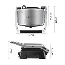 Carica l&#39;immagine nel visualizzatore di Gallery, Aigostar Hitte 30HFA - Panini Maker/Griglia, Pressa a Griglia, Antiaderente - Ilgrandebazar