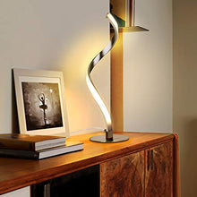 Carica l&#39;immagine nel visualizzatore di Gallery, Albrillo lampada da tavolo a spirale, moderna letto a LED, Spirale - Ilgrandebazar