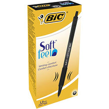 Carica l'immagine nel visualizzatore di Gallery, Bic Soft FeelClic Grip Penna a Sfera, a Scatto, Punta Media da 1,0mm, Nero - Ilgrandebazar