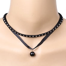 Carica l&#39;immagine nel visualizzatore di Gallery, Elegant Rose, set di 23 collane girocollo, chocker in velluto, pizzo; stile:... - Ilgrandebazar