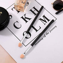 Carica l&#39;immagine nel visualizzatore di Gallery, Lurrose 5pcs ombretto spazzole doppio colore gomma spugna trucco pennelli...