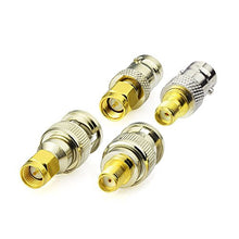 Carica l&#39;immagine nel visualizzatore di Gallery, Eightwood Adattatore SMA Kit Antenna da a BNC 4 tipo BNCP-SMAP