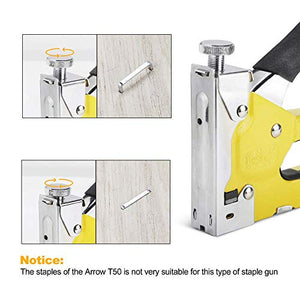 Graffatrice Manuale,Topec Professionale 3 in 1 Sparapunti, Pistola per...