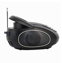 Carica l&#39;immagine nel visualizzatore di Gallery, LONPOO Radio Portatili Boombox, Lettore CD MP3 con USB, AUX Nero