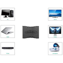 Carica l&#39;immagine nel visualizzatore di Gallery, J&amp;D HDMI Coupler Adapter, 2-Pack Placcato Oro Femmina a 4K