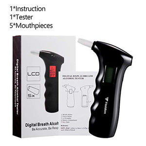 Yimidon Etilometro Portatile, Alcool Test Digitale Professionale con Schermo... - Ilgrandebazar