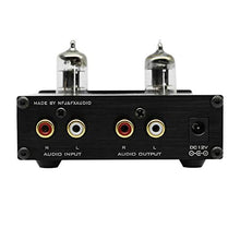 Carica l&#39;immagine nel visualizzatore di Gallery, docooler FX-Audio Mini HiFi Audio Preamplificatore 6K4 TUBE-03, Nero