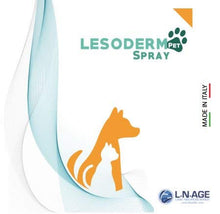 Carica l'immagine nel visualizzatore di Gallery, Lesoderm Pet Spray cicatrizzante per Animali 50 ml - Cerotto Spray...