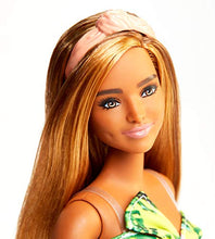 Carica l&#39;immagine nel visualizzatore di Gallery, Barbie- Fashionista, Bambola Bionda con Vestito Giallo Stampa a Fiori,... - Ilgrandebazar