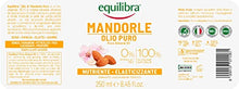 Carica l'immagine nel visualizzatore di Gallery, Equilibra Corpo, Olio di Mandorle Puro, Olio di Mandorle Dolci, Protettivo, Nutriente ed Elasticizzante, Aiuta a Prevenire le Smagliature in Gravidanza o Durante una Dieta Ipocalorica, 250 ml