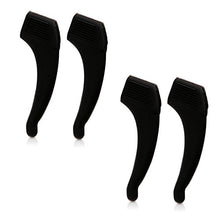 Carica l&#39;immagine nel visualizzatore di Gallery, kwmobile Gancio ferma occhiali in silicone - Set 4 ganci antiscivolo L, Nero - Ilgrandebazar