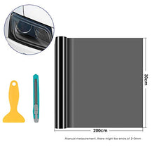 Carica l&#39;immagine nel visualizzatore di Gallery, Wilktop Pellicola per Fari Auto, PVC Adesivo Faro Auto Luce Nera - Ilgrandebazar