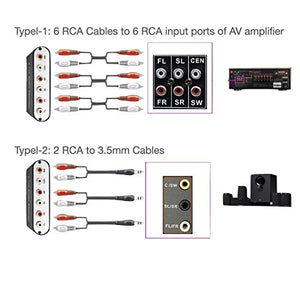 SOUTHSKY 5.1 Audio Rush Digital Sound Converter – SPDIF Ottico/Coassiale a 5.1CH Canali Analogica (6RCA output) Supporto PS2,PS3,PS4,Dolby AC3 DTS