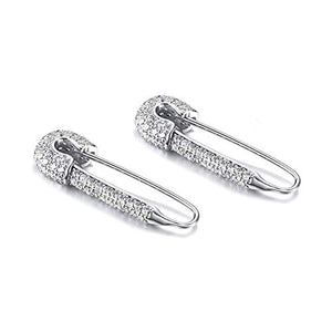 SMCTCRED CZ Orecchini a Cerchio in Argento Sterling con cartilagine di... - Ilgrandebazar