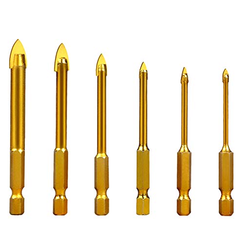 Punta Vetro HTBAKOI Punte Trapano per Bucare Ceramica Piastrelle...