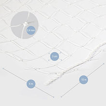 Carica l&#39;immagine nel visualizzatore di Gallery, Bella &amp; Balu Rete protettiva per gatti (trasparente | 10x4m) con 10 x 4 m - Ilgrandebazar