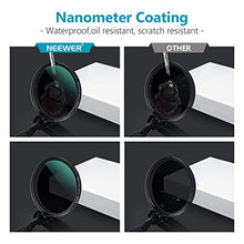 Carica l&#39;immagine nel visualizzatore di Gallery, Neewer 58mm Filtro a Densità Neutra Regolabile ND Fader ND2 a ND32 (1-5...