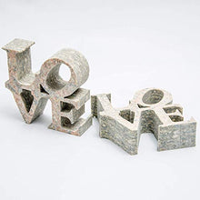 Carica l&#39;immagine nel visualizzatore di Gallery, Decorazione, idea regalo, scultura, bomboniera, soprammobile scritta LOVE in... - Ilgrandebazar