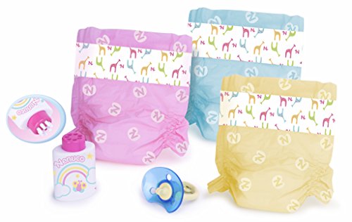 Famosa 700009027 - Nenuco Pannolini Colorati marrone - Ilgrandebazar