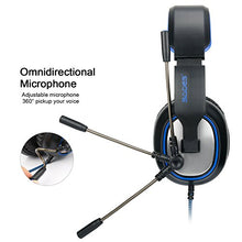 Carica l&#39;immagine nel visualizzatore di Gallery, SADES R7 Gaming Headset, USB Headset Cuffie da gioco stereo per Nero