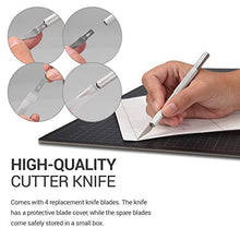 Carica l&#39;immagine nel visualizzatore di Gallery, kwmobile Set 2X Spatola 1x Cutter di Precisione - Raschietto e Coltellino - Ilgrandebazar