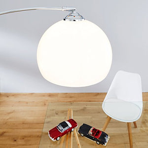 Brilliant Vessa E27 LED Cromo, Bianco illuminazione da pavimento - Ilgrandebazar