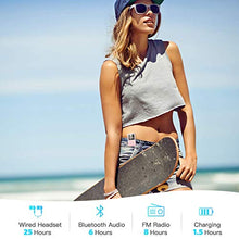 Carica l&#39;immagine nel visualizzatore di Gallery, AGPTEK Lettore MP3 Bluetooth Corsa con Clip e Fascia Braccia Nero A58