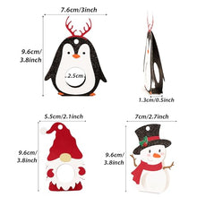 Carica l&#39;immagine nel visualizzatore di Gallery, 3Set Fustelle Gnomi Natalizi Fustelle Pinguini Ciondoli Natale Fustelle Pupazzo di Neve Decorazioni Natalizie Albero di Natale Sacchetti da Regalo Scrapbooking Biglietto d&#39;auguri Goffratura Fai da Te