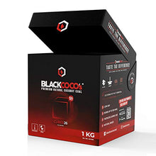 Carica l&#39;immagine nel visualizzatore di Gallery, BLACKCOCO&#39;s - 1 KG Carbone Naturale di Prima Qualità per Narghilè e BBQ –...