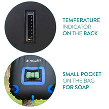 Carica l'immagine nel visualizzatore di Gallery, Navaris Doccia Solare da Campeggio Giardino - Serbatoio 20L per Uso...