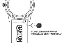 Carica l&#39;immagine nel visualizzatore di Gallery, Barton Quick Release - Cinturini in Pelle di Alta 22mm, Cuoio / Pinzatura - Ilgrandebazar