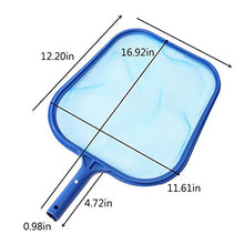 Carica l&#39;immagine nel visualizzatore di Gallery, Professionale Skimmer per Piscina + Rete a Maglia Fine + Telaio Robusto Blu 1