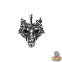 Carica l&#39;immagine nel visualizzatore di Gallery, BaviPower - Collana in pelle intrecciata con ciondolo a forma di testa di... - Ilgrandebazar