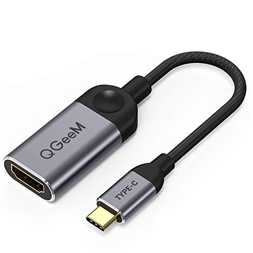 USB C HDMI Adattatore,QGeeM Cavo adattatore C a 4K, da...